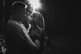 Forest Engagement Portraits in Foley, AL